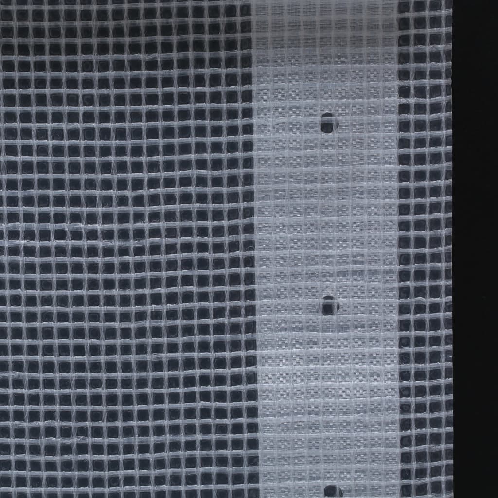 vidaXL brezenta pārklājs, smalki austs, 260 g/m² 3x4 m, balts