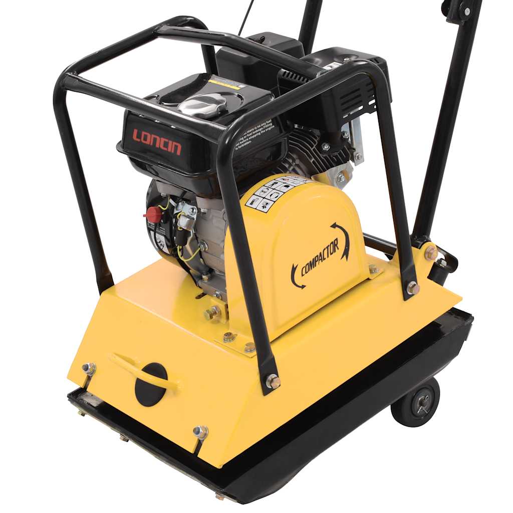 vidaXL vibroplate, 196 CC, 85 kg, 15,5 Kn
