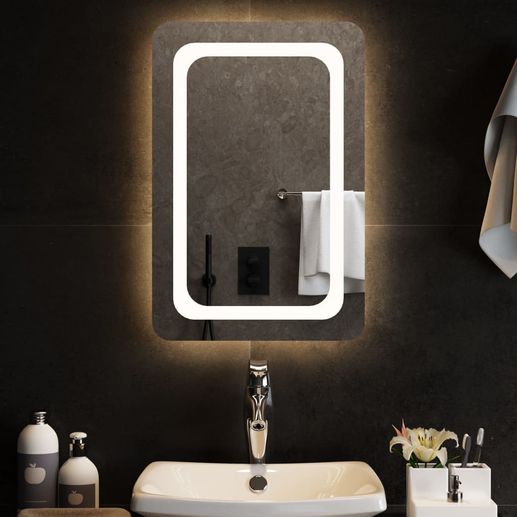 vidaXL vannasistabas spogulis ar LED, 40x60 cm