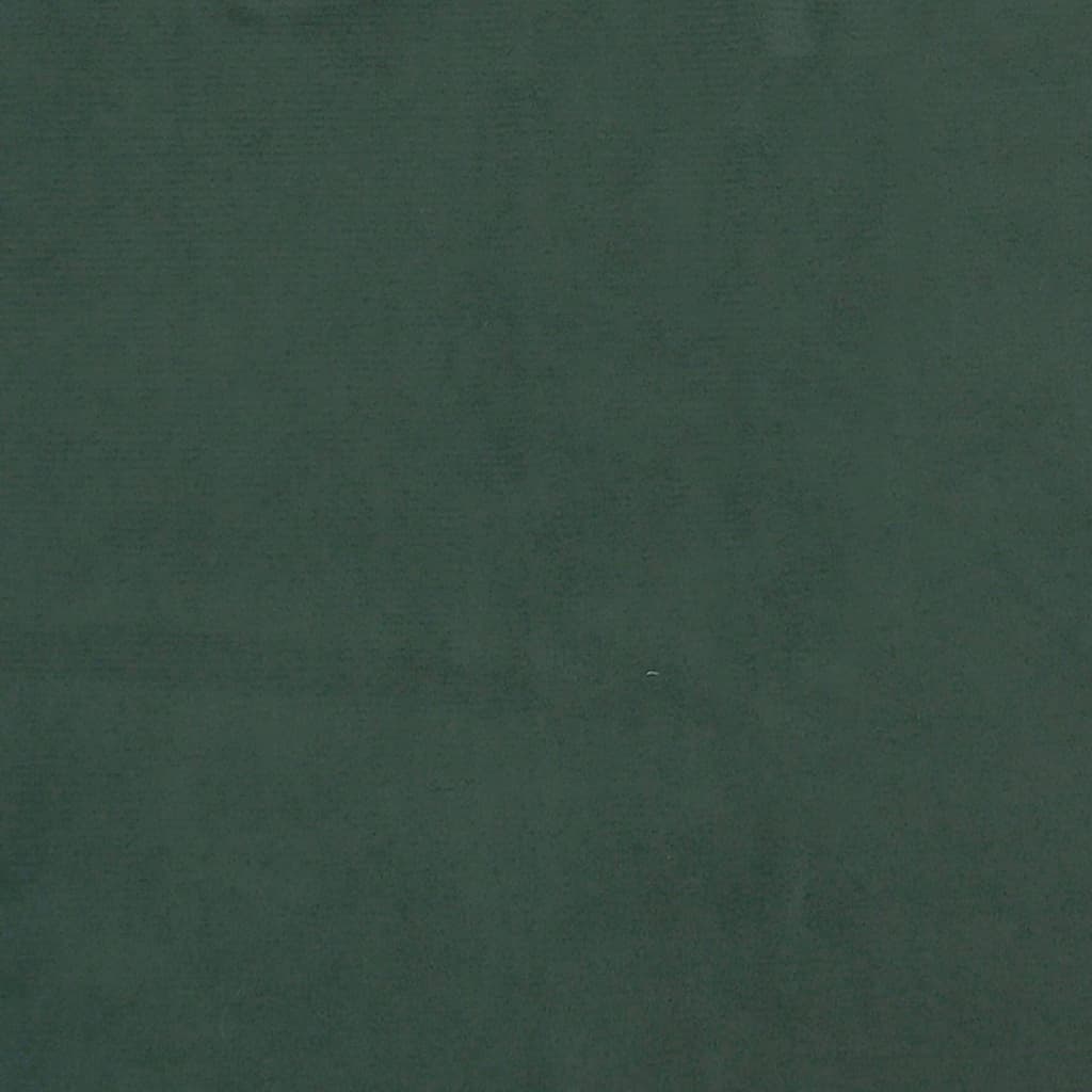 vidaXL gultas galvgaļi, 4 gab., 80x5x78/88 cm, tumši zaļš samts