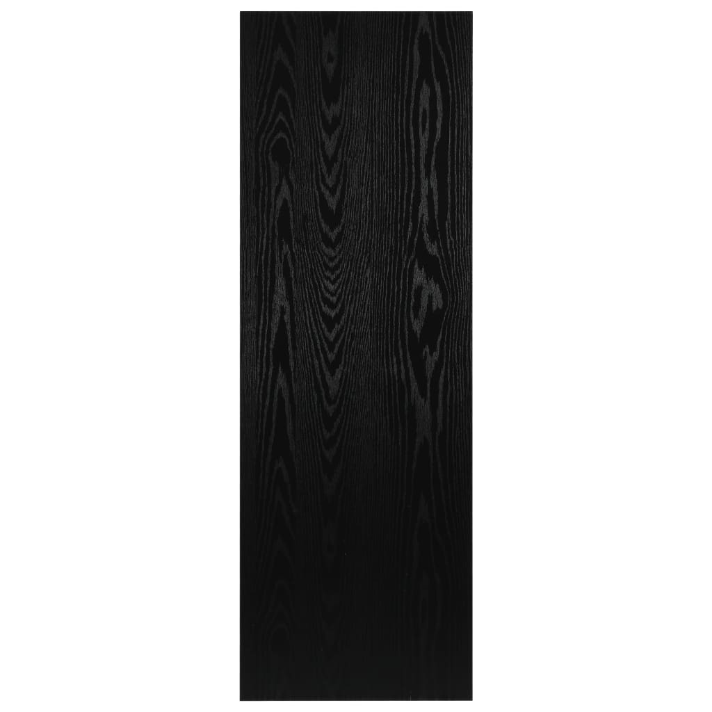 vidaXL vannasistabas mēbeles, melnas, 120x40x16,3 cm