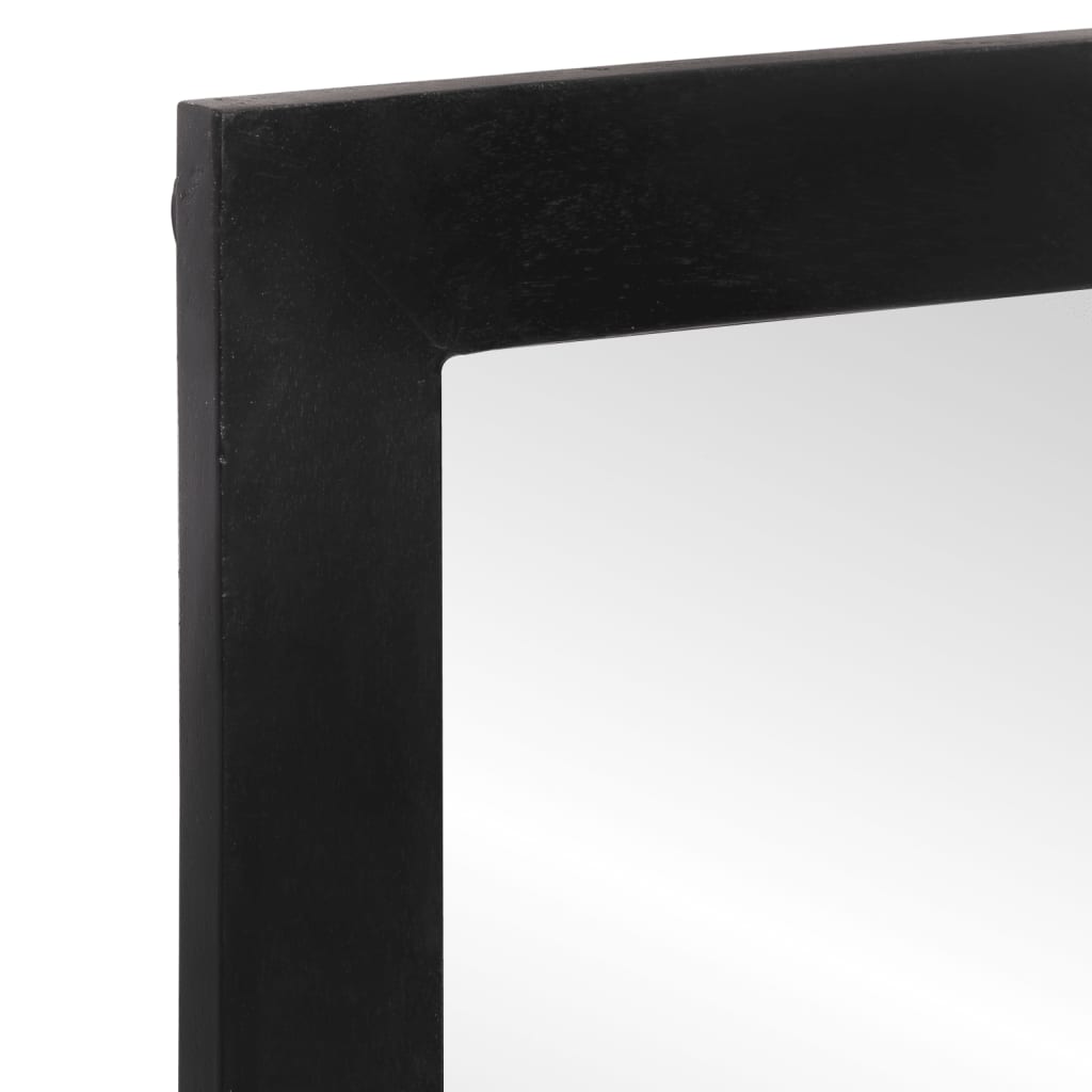 vidaXL vannasistabas spogulis, 55x1x60 cm, mango masīvkoks un stikls