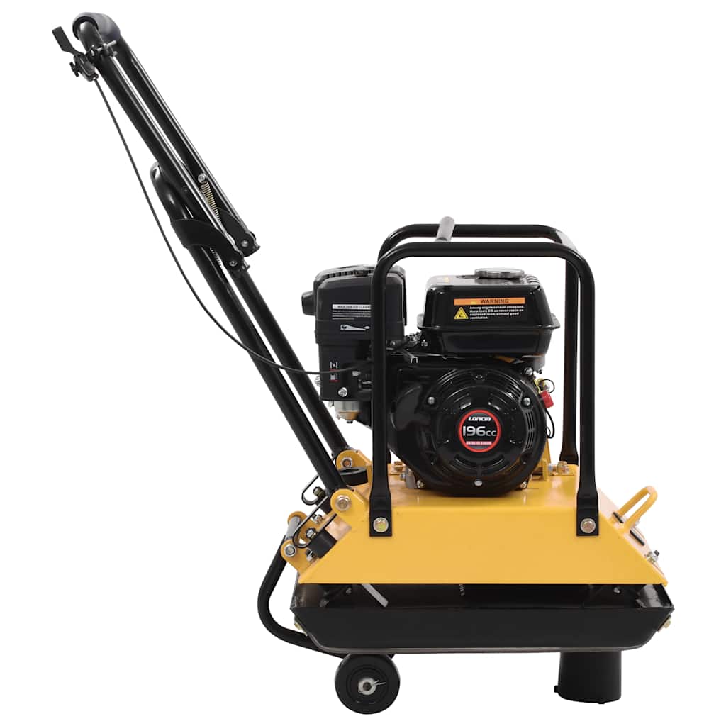 vidaXL vibroplate, 196 CC, 85 kg, 15,5 Kn