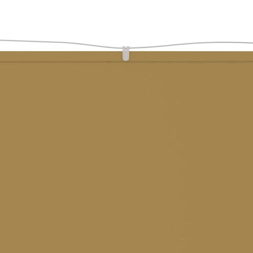 vidaXL vertikāla markīze, bēša, 100x1200 cm, Oksfordas audums