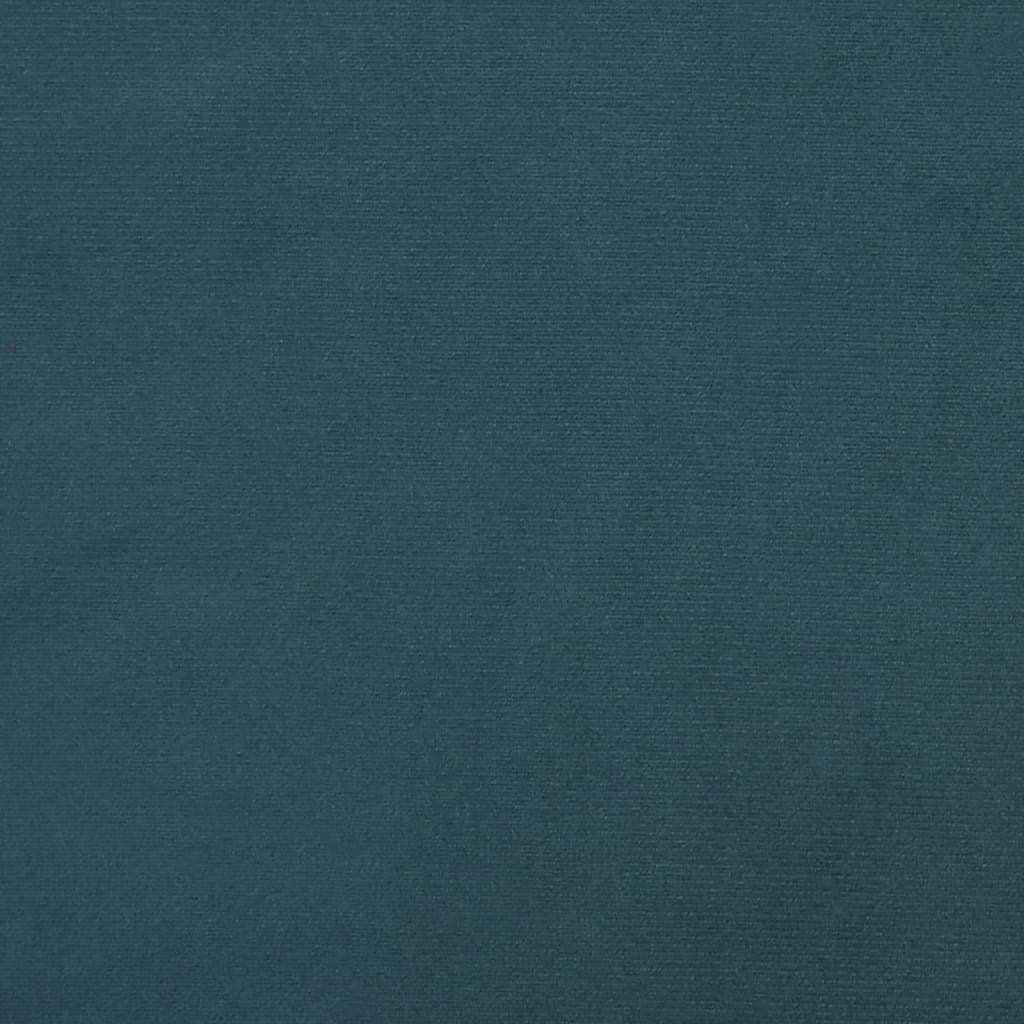 vidaXL kājsoliņš, 78x56x32 cm, zils samts