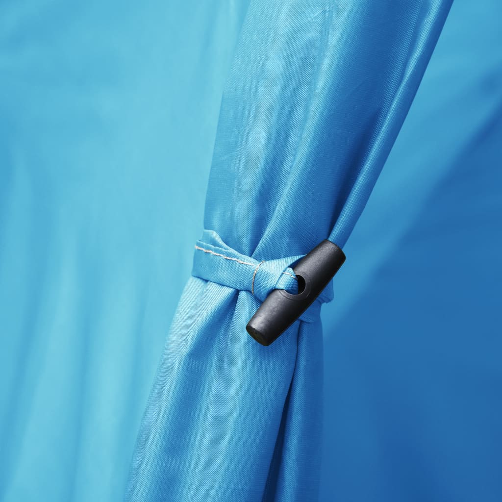 vidaXL ātri saliekama dizaina telts, trīsvietīga, zila