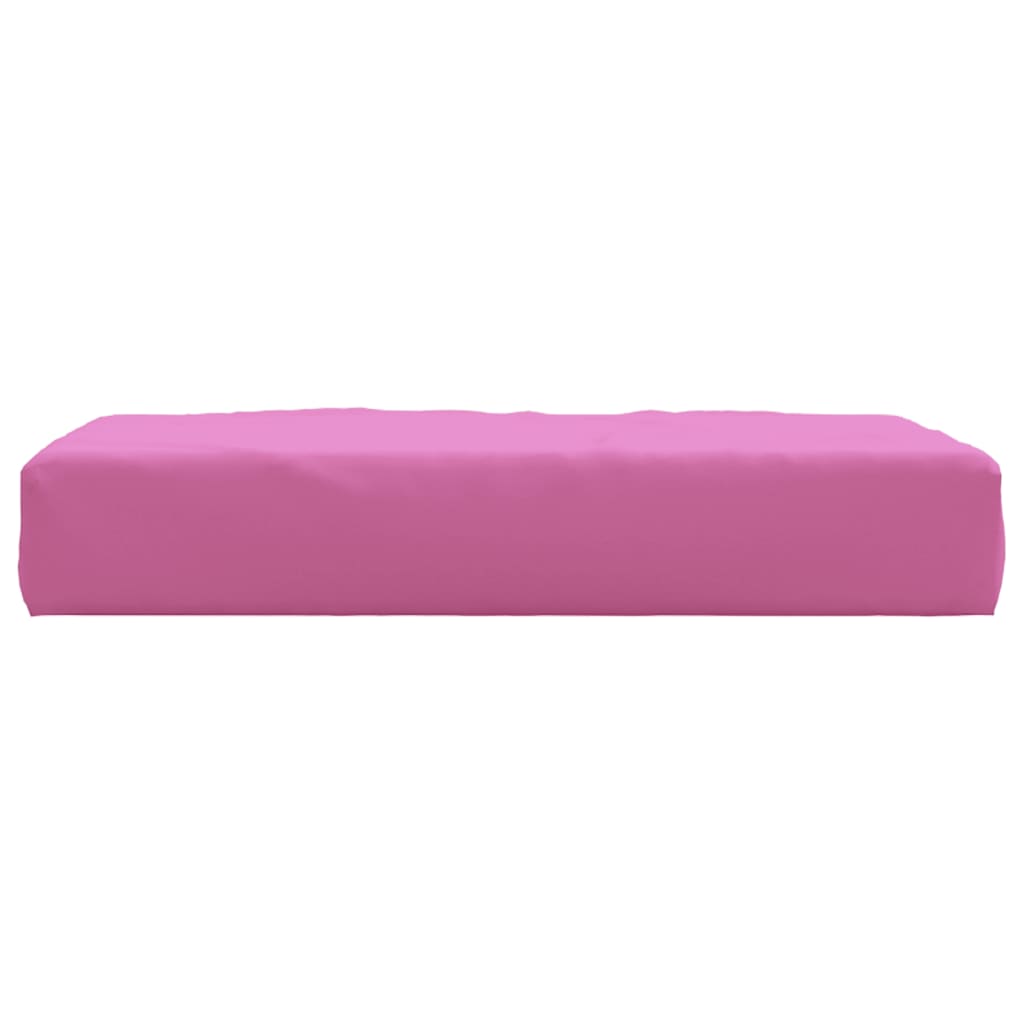 vidaXL palešu matracis, 60x60x8 cm, oksforda audums, rozā