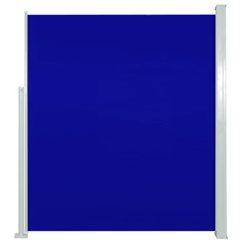 vidaXL izvelkama terases sānu markīze, 160x300 cm, zila