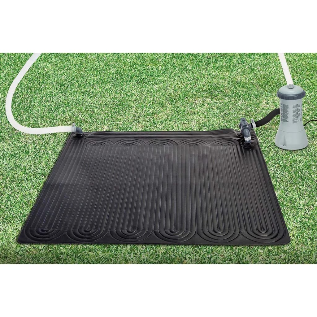 Intex saules apsildes paklājs, 1,2x1,2 m, melns, PVC, 28685
