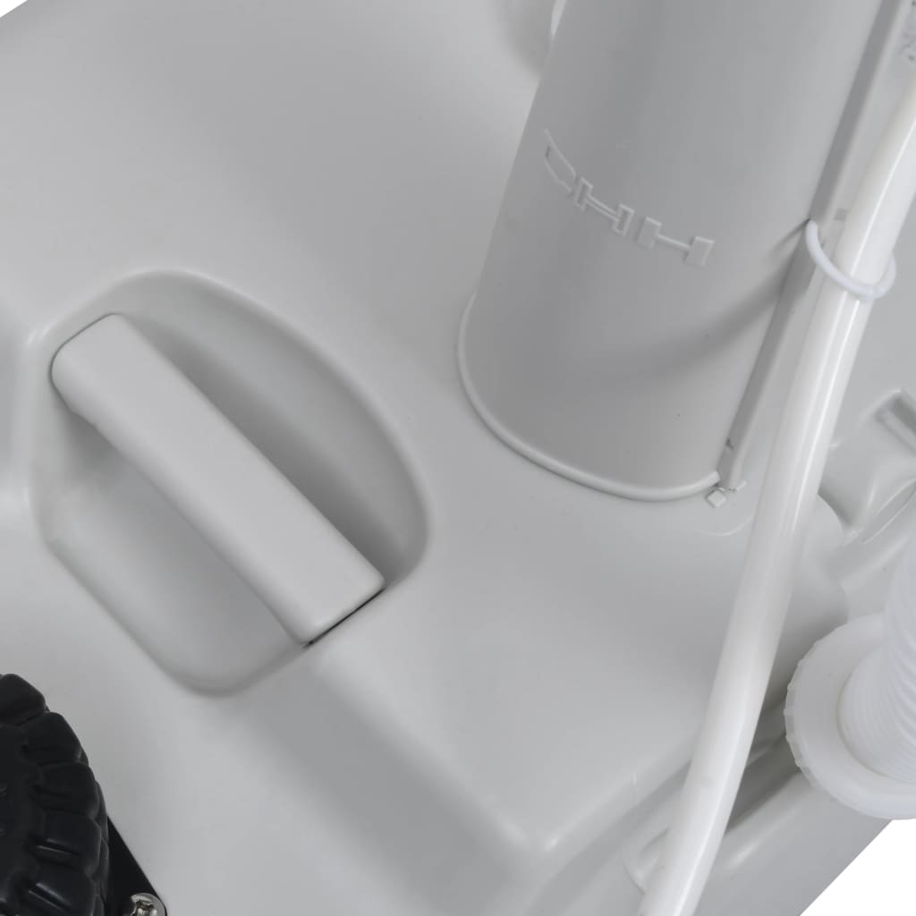 vidaXL pārnēsājama kempinga izlietne roku mazgāšanai, pelēka, 20 L