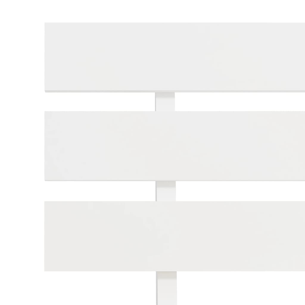 vidaXL gultas rāmis, balts, priedes masīvkoks, 120x200 cm