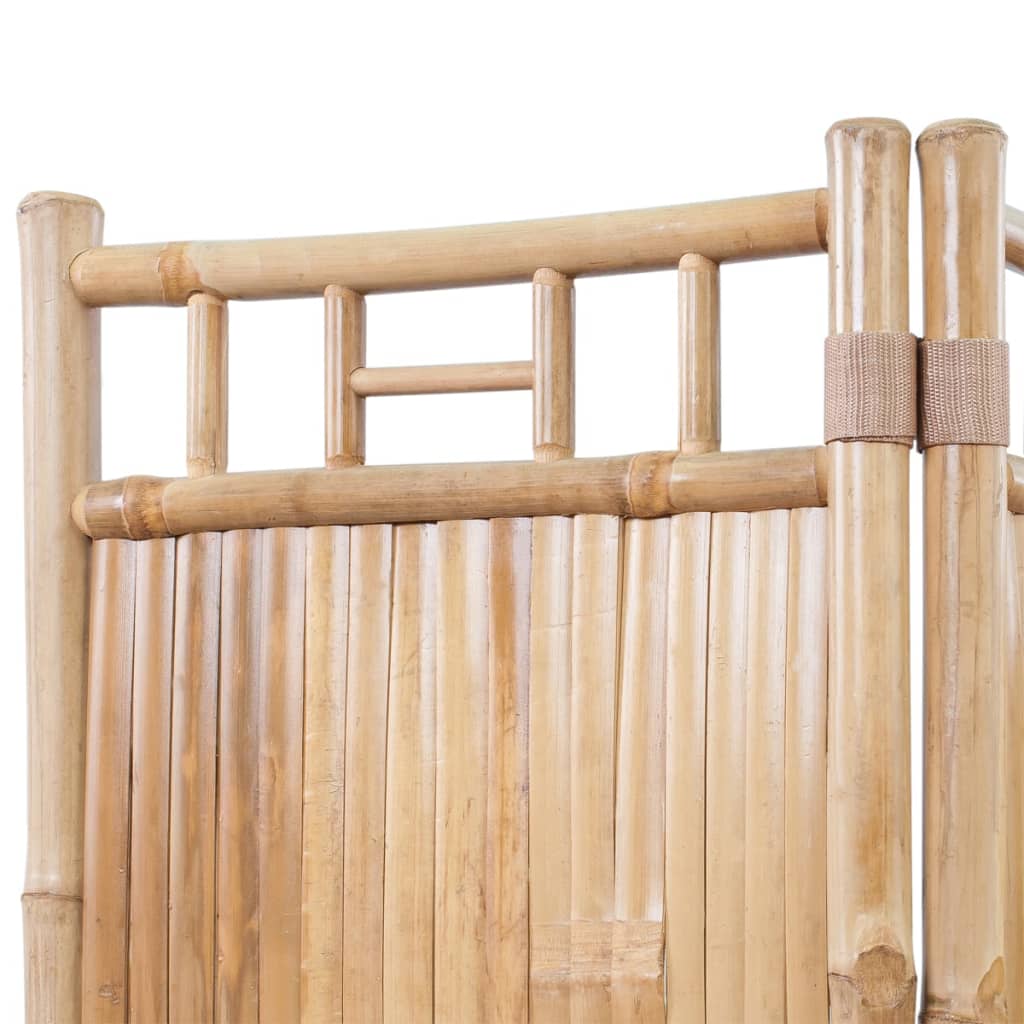 Istabas aizslietnis ar 4 paneļiem, bambusa