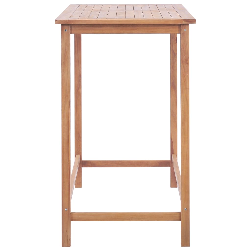 vidaXL dārza bāra galds, 120x65x110 cm, masīvs tīkkoks