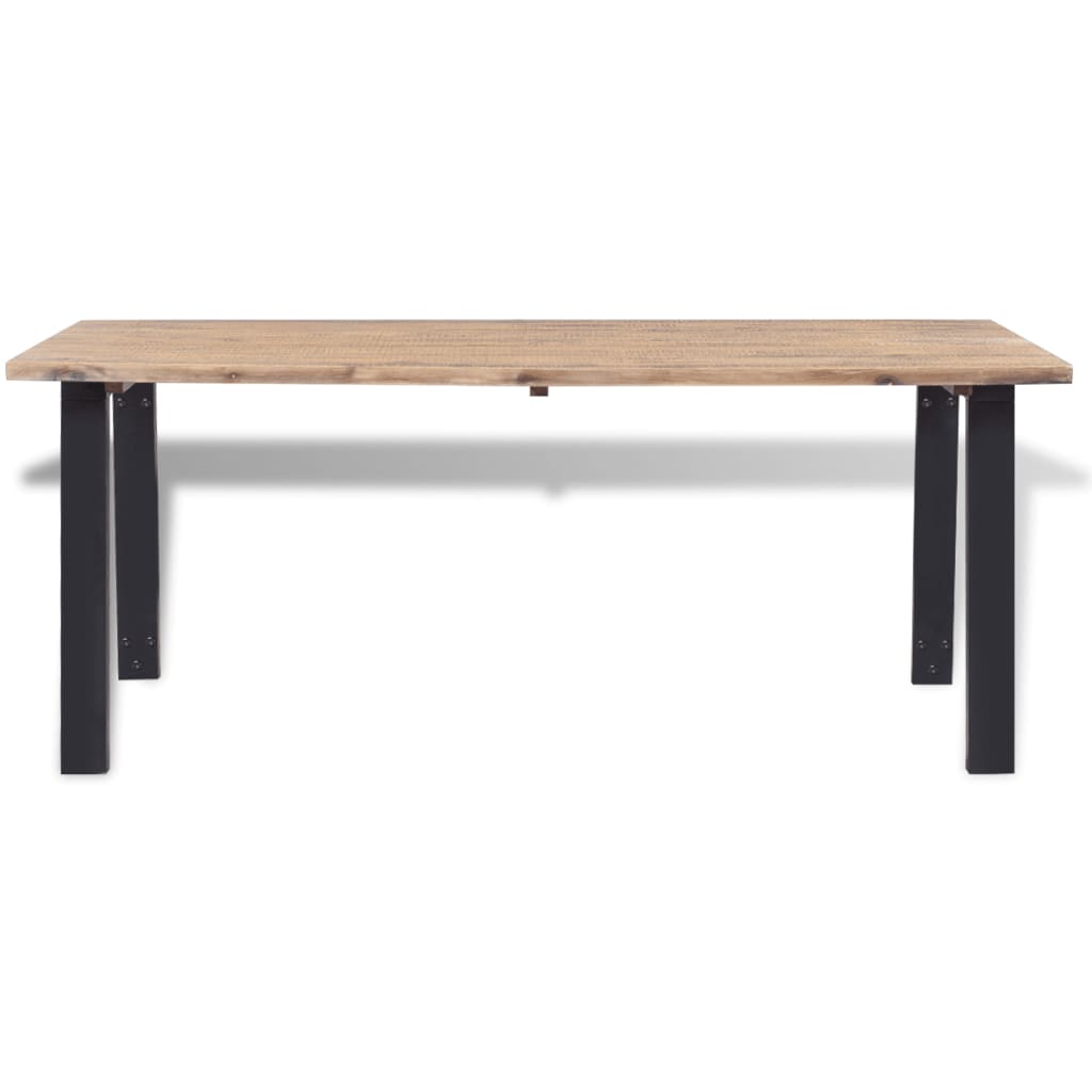 vidaXL virtuves galds no akācija koka, 180x90 cm