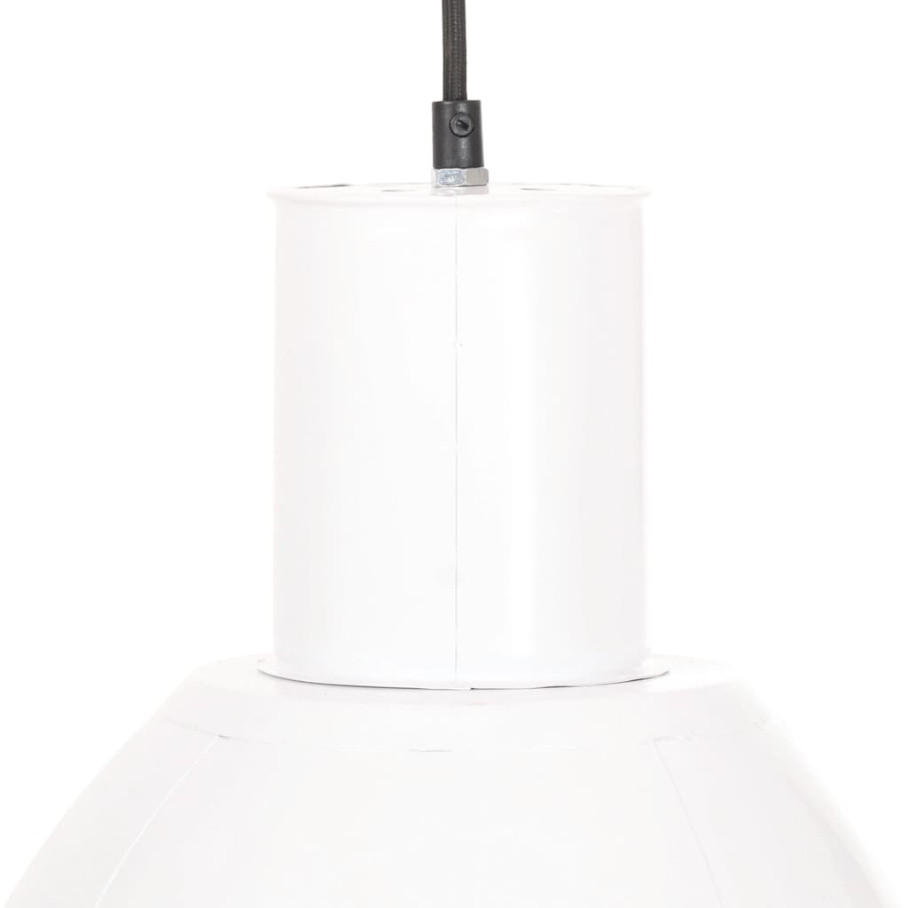 vidaXL griestu lampa, balta, apaļa, 25 W, 28,5 cm, E27