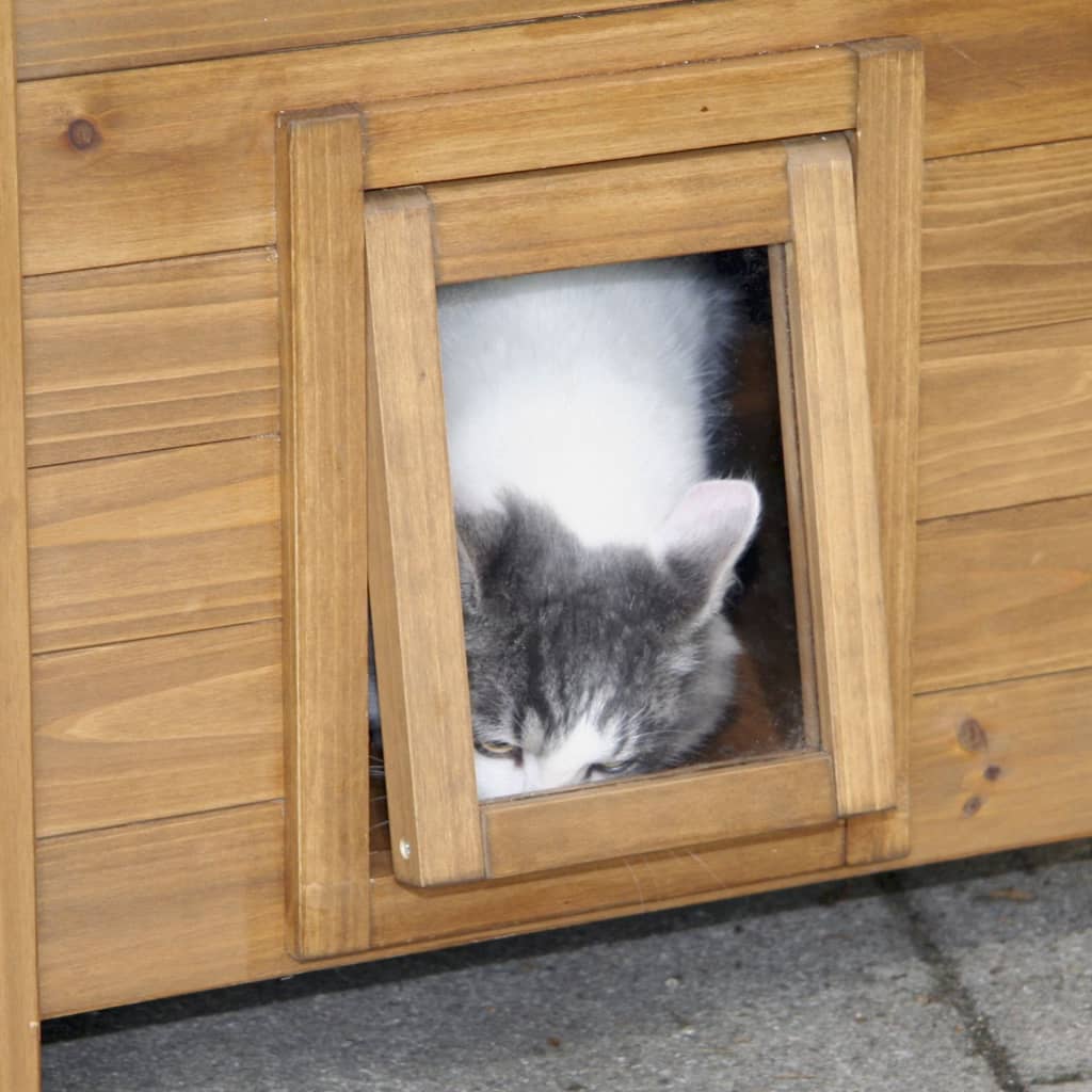 Kerbl kaķu māja Lodge, 77x50x73 cm