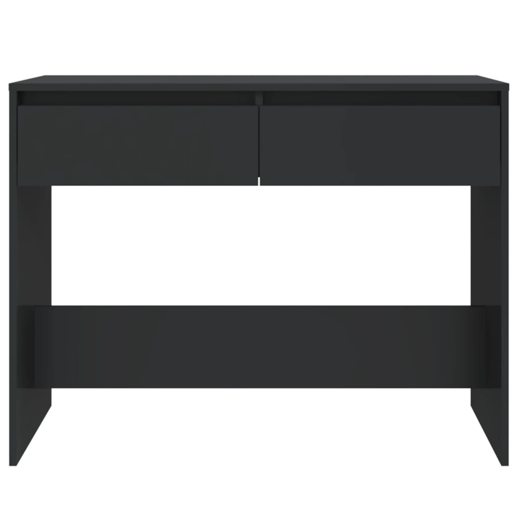 vidaXL konsoles galdiņš, melns, 100x35x76,5 cm, skaidu plāksne