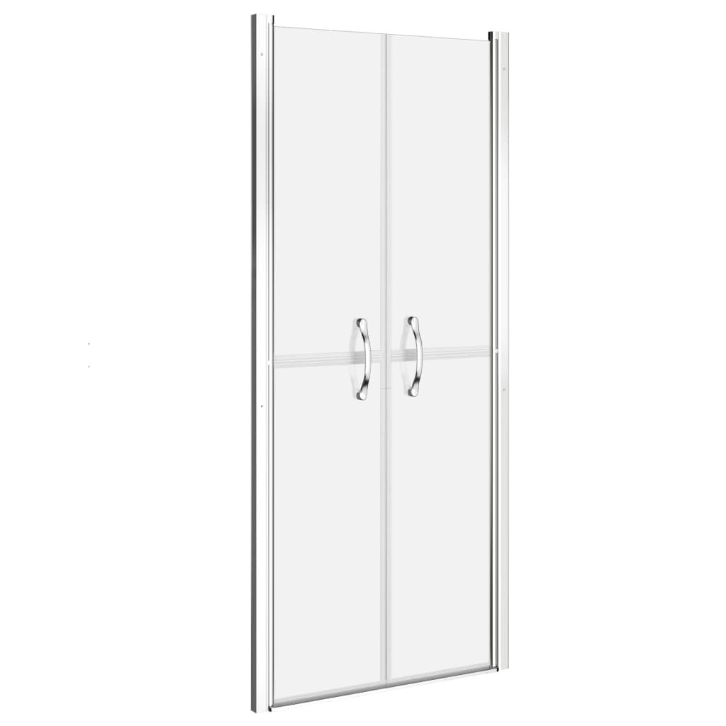 vidaXL dušas durvis, 76x190 cm, ESG, matētas