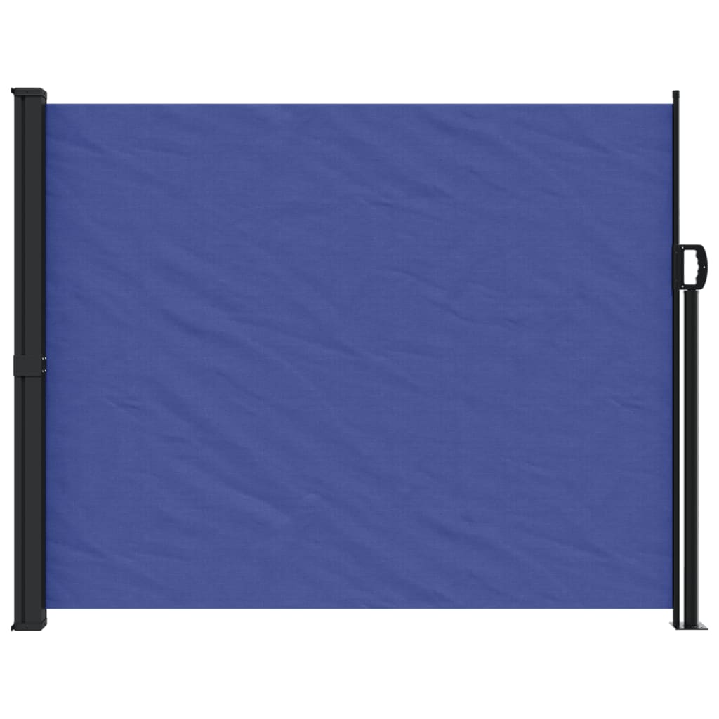 vidaXL izvelkams sānu aizslietnis, zils, 160x600 cm