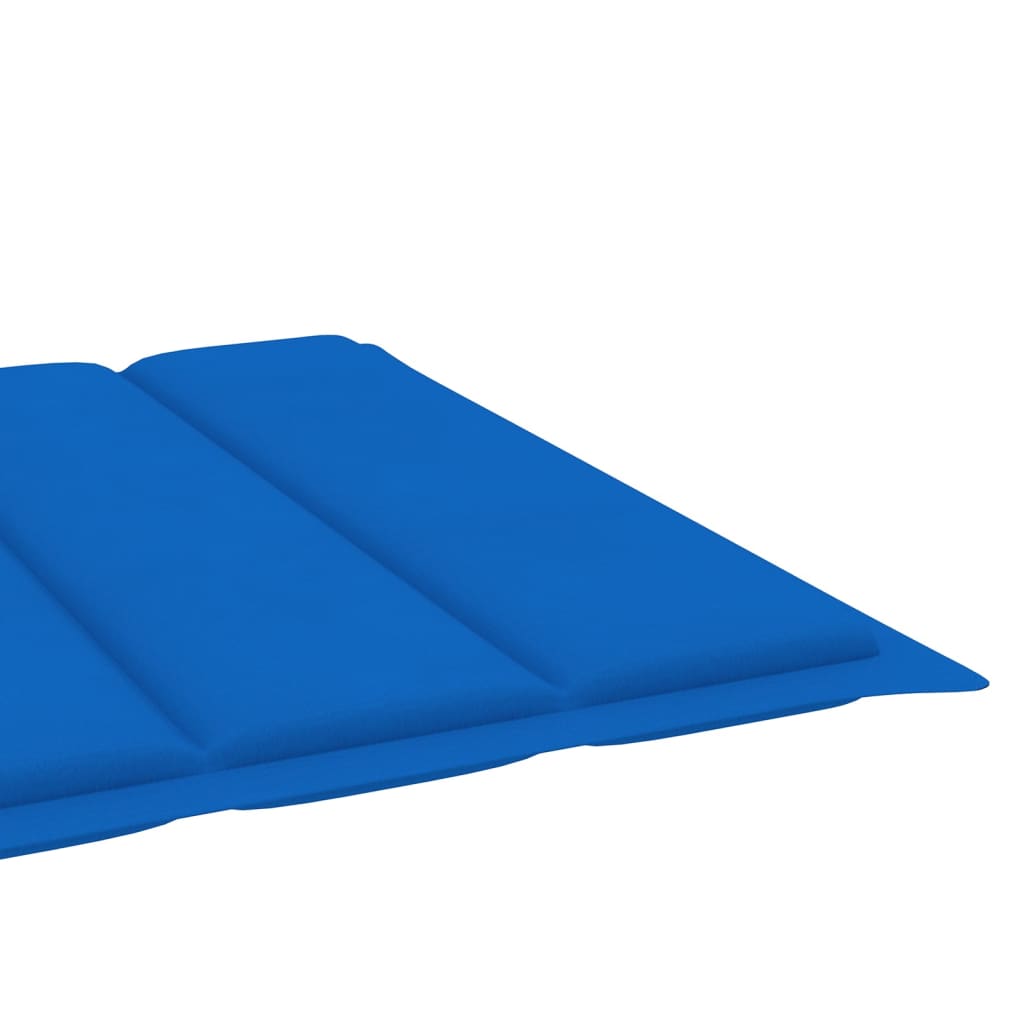 vidaXL divvietīgs sauļošanās zvilnis ar matraci, akācija, tērauds