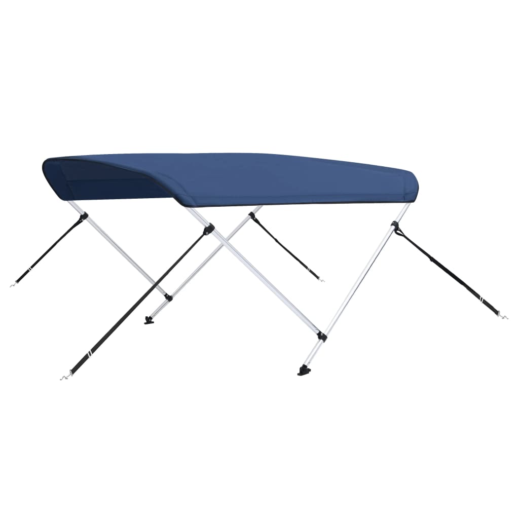 vidaXL divloku motorlaivas jumts, tumši zils, 150x120x110 cm