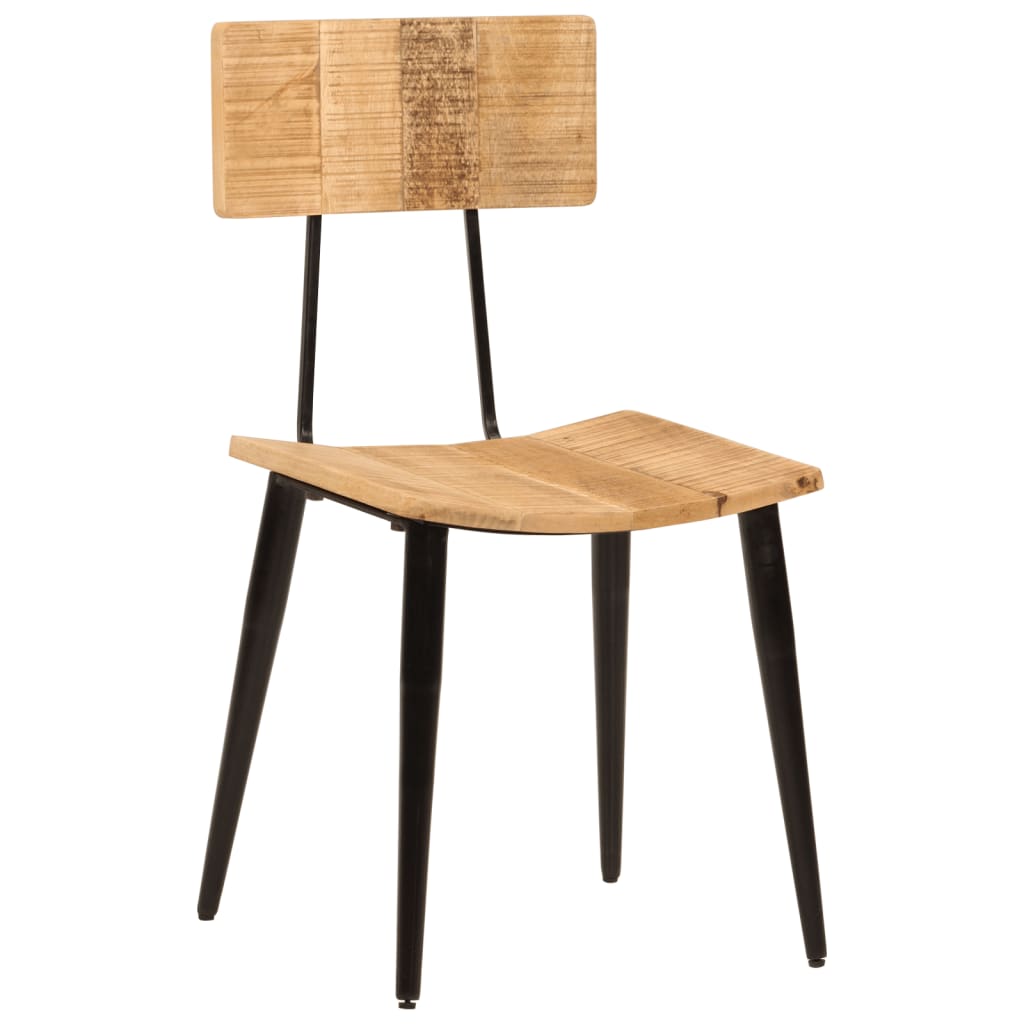 vidaXL ēdamistabas krēsli, 2 gab., 44x40x80 cm, mango masīvkoks