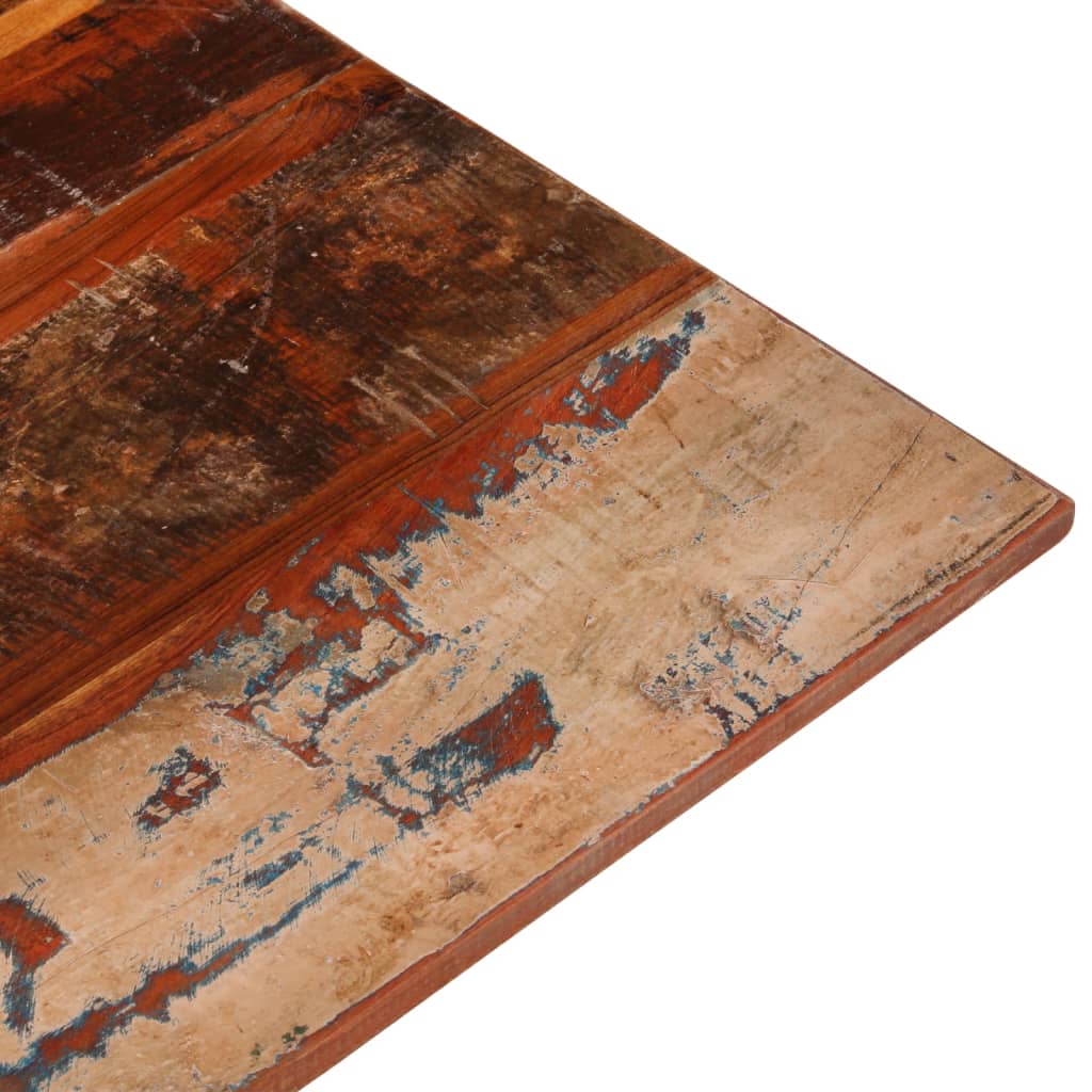 vidaXL galda virsma, kvadrāta, 80x80 cm, 15-16 mm, pārstrādāts koks