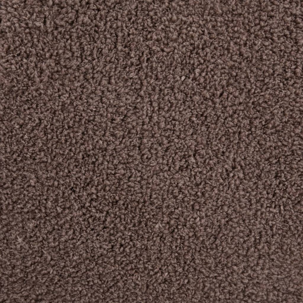 vidaXL paklājs, 170x120 cm, pelēkbrūns