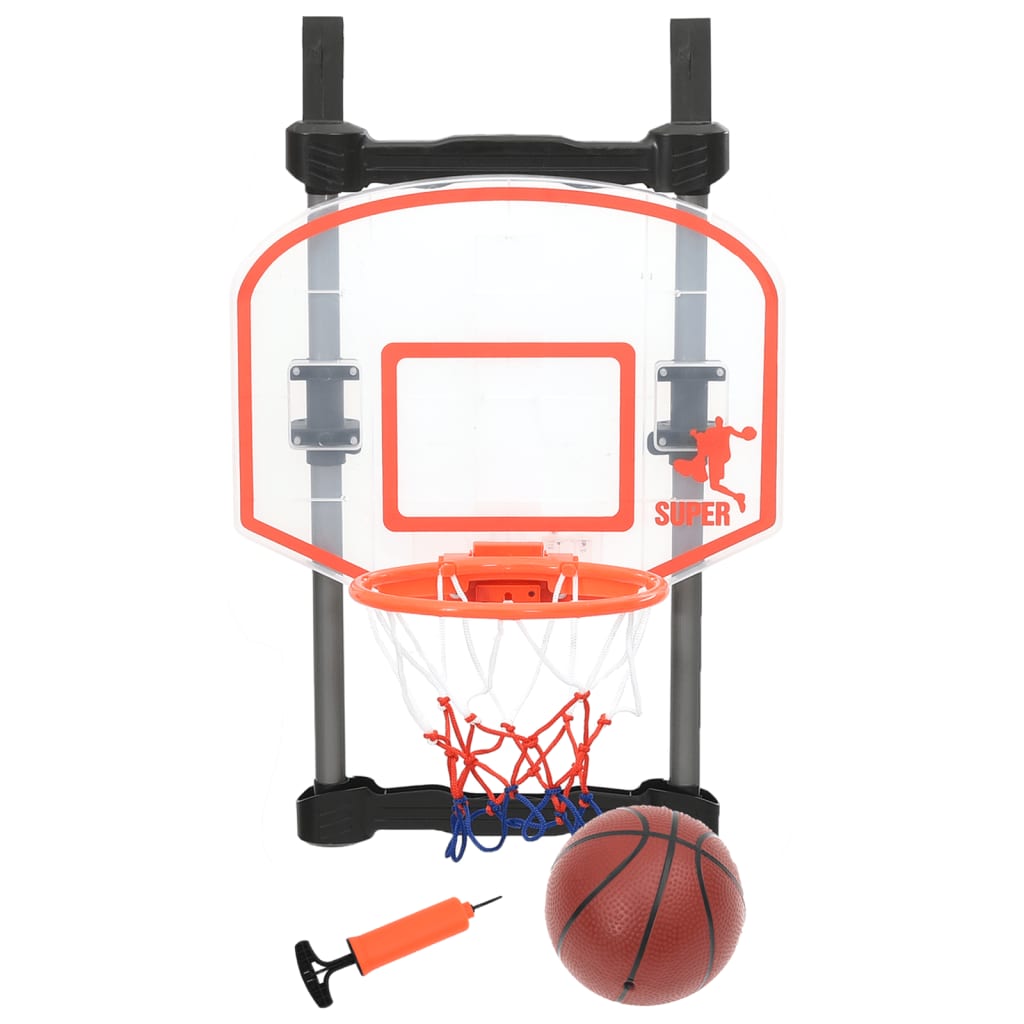 vidaXL bērnu basketbola komplekts, liekams pie durvīm, regulējams