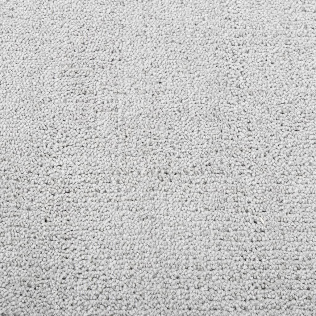 vidaXL paklājs OVIEDO, īsa spalva, pelēks, 200x200 cm