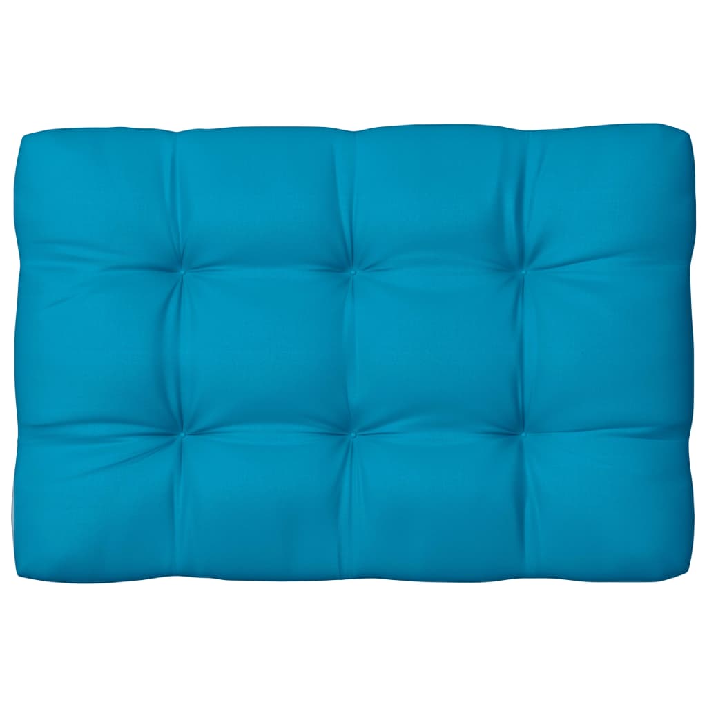 vidaXL palešu dīvānu matrači, 7 gab., zili