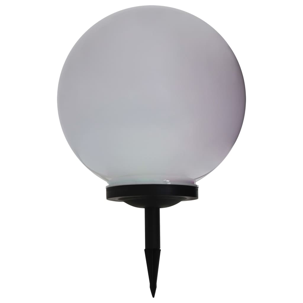 vidaXL āra solārās lampas, 2 gab., LED, sfēriskas, 40 cm, RGB