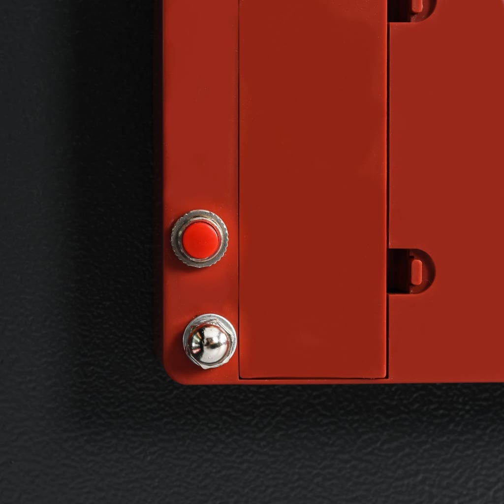 vidaXL atslēgu seifs, tumši pelēks, 30x10x36,5 cm