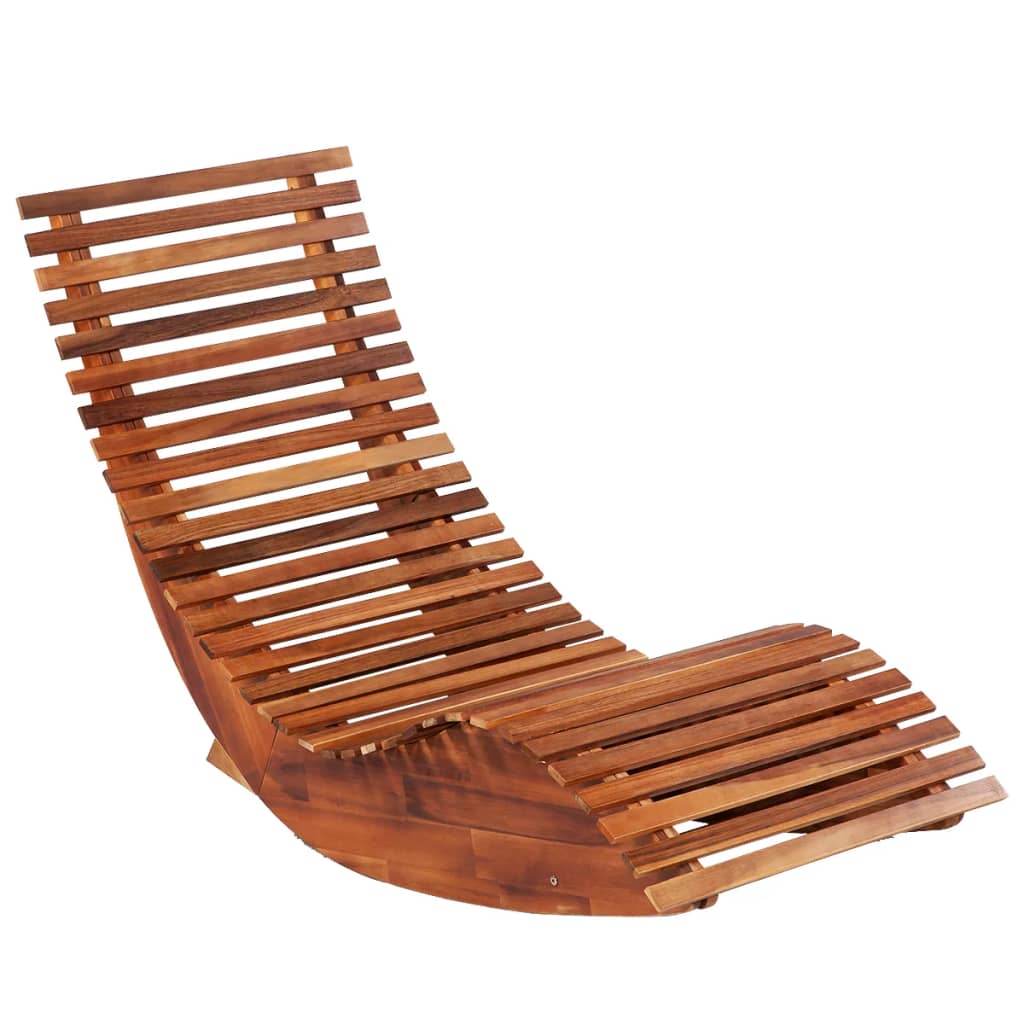 vidaXL sauļošanās šūpuļkrēsli, 2 gab., akācijas koks