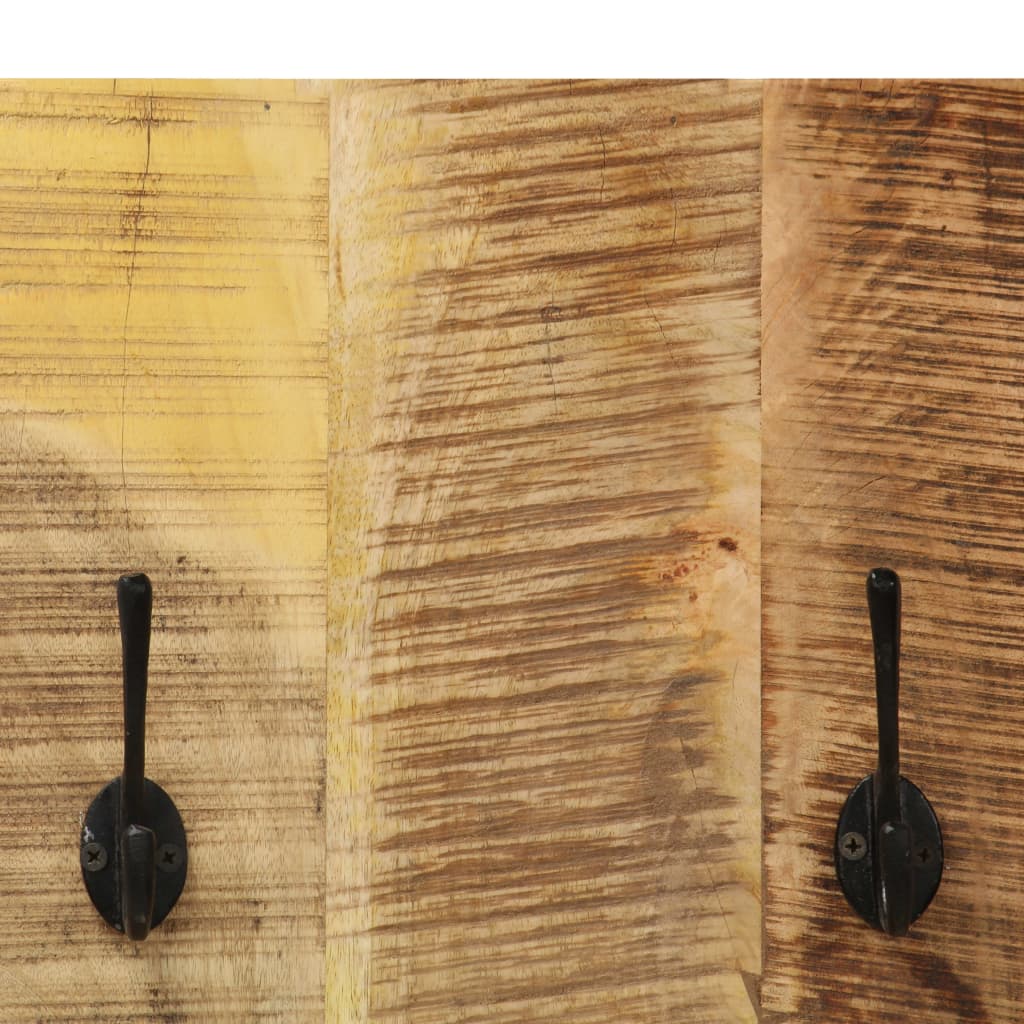 vidaXL sienas drēbju pakaramie, 2 gab., 36x110x3 cm, mango masīvkoks