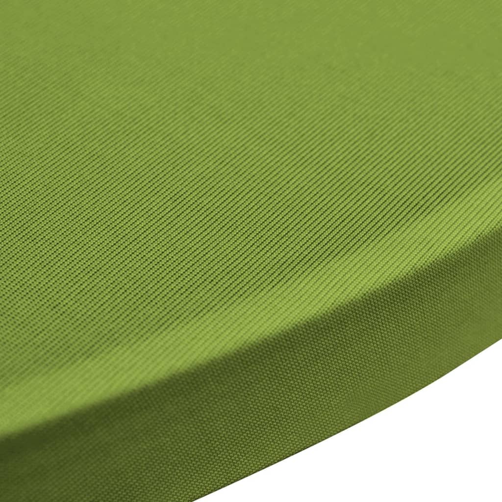 vidaXL galdu pārvalki, 2 gab., zaļi, elastīgi