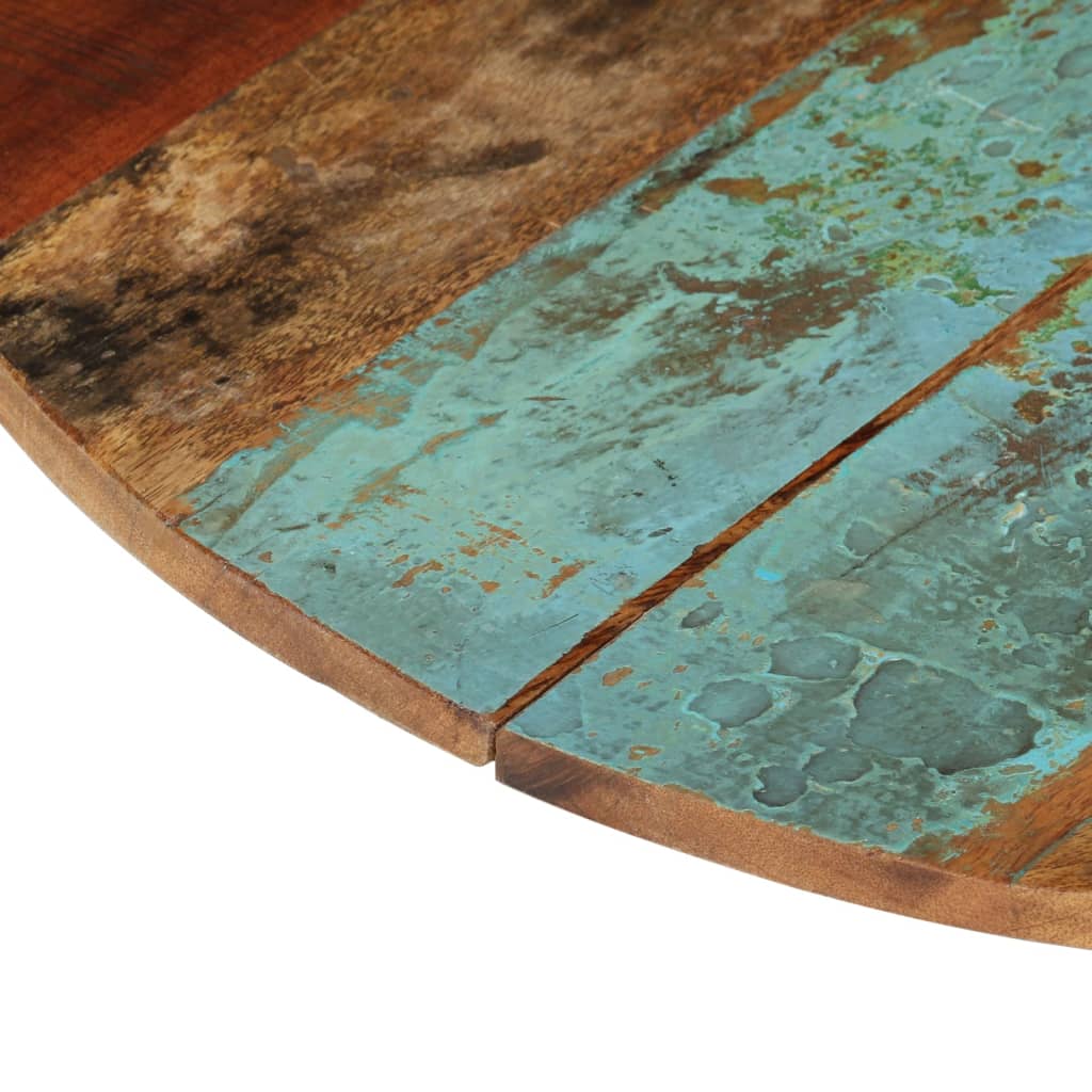 vidaXL apaļa galda virsma, 60 cm, 15-16 mm, pārstrādāts masīvkoks
