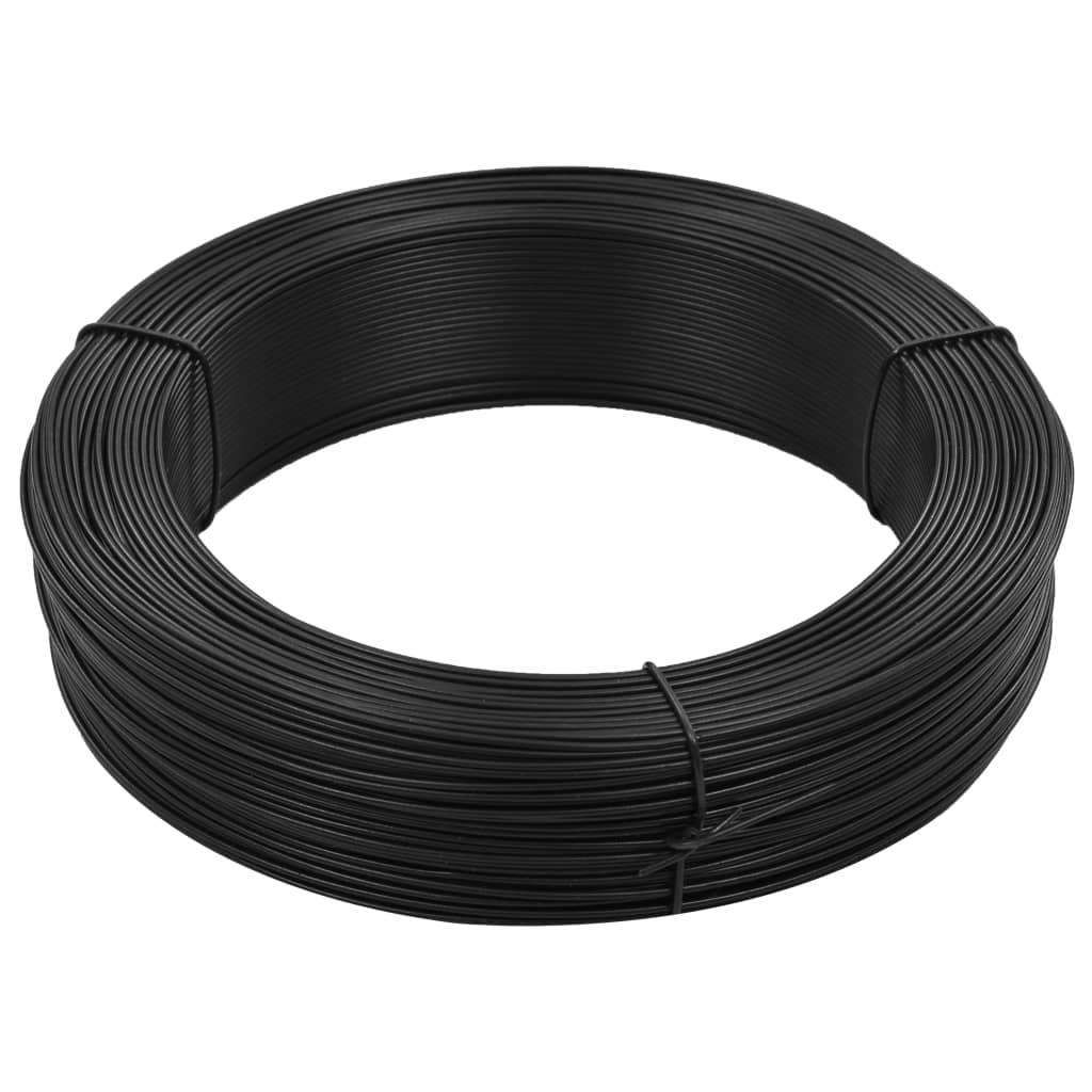 vidaXL žoga sasaistes stieple, 250 m, 1,4/2 mm, antracītpelēks tērauds