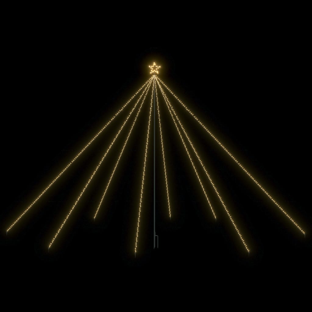 vidaXL Ziemassvētku LED koka gaismiņas, 800 LED, 5 m