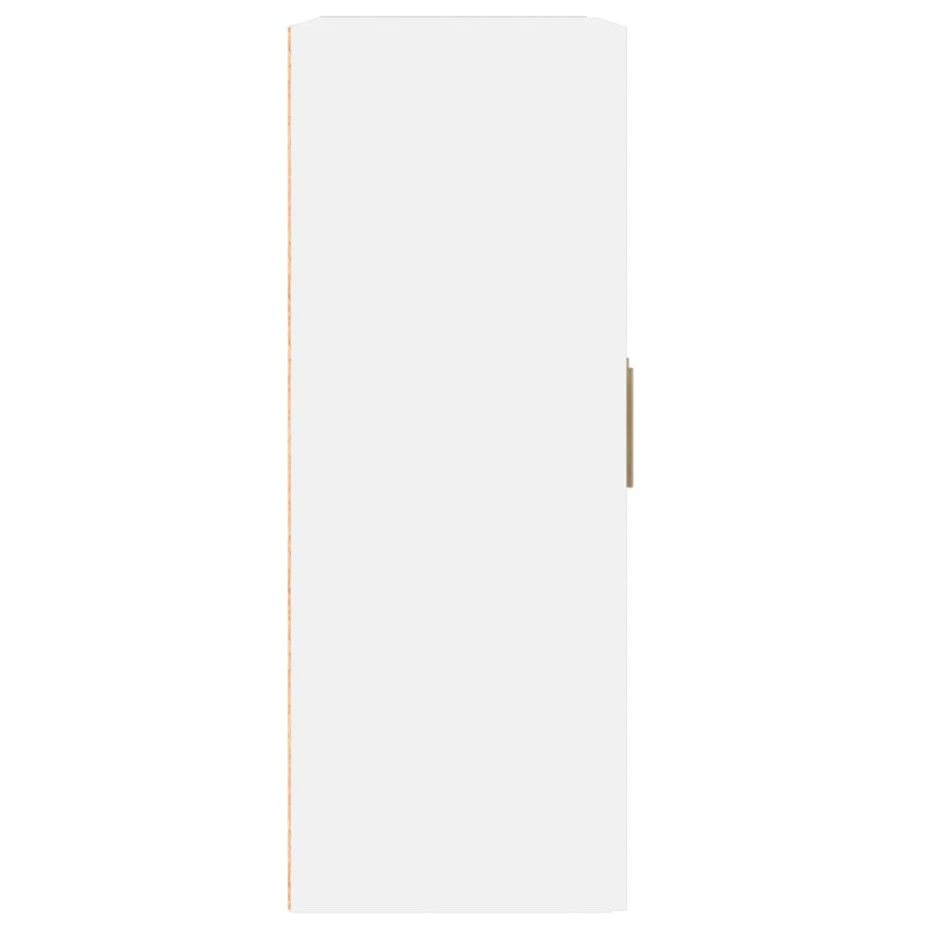 vidaXL sienas skapītis, balts, 69,5x32,5x90 cm, inženierijas koks