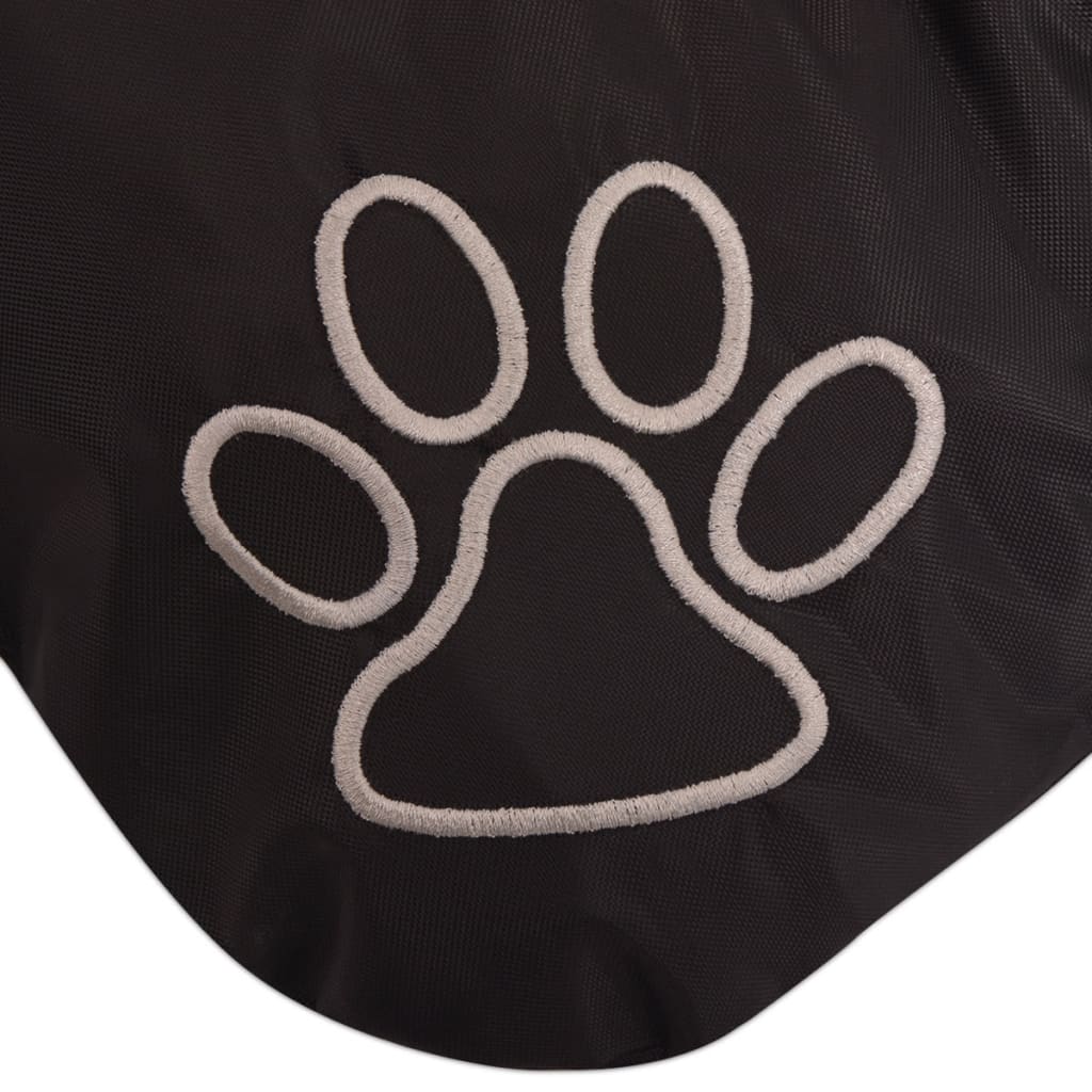 vidaXL suņu matracis, melns, XL izmērs