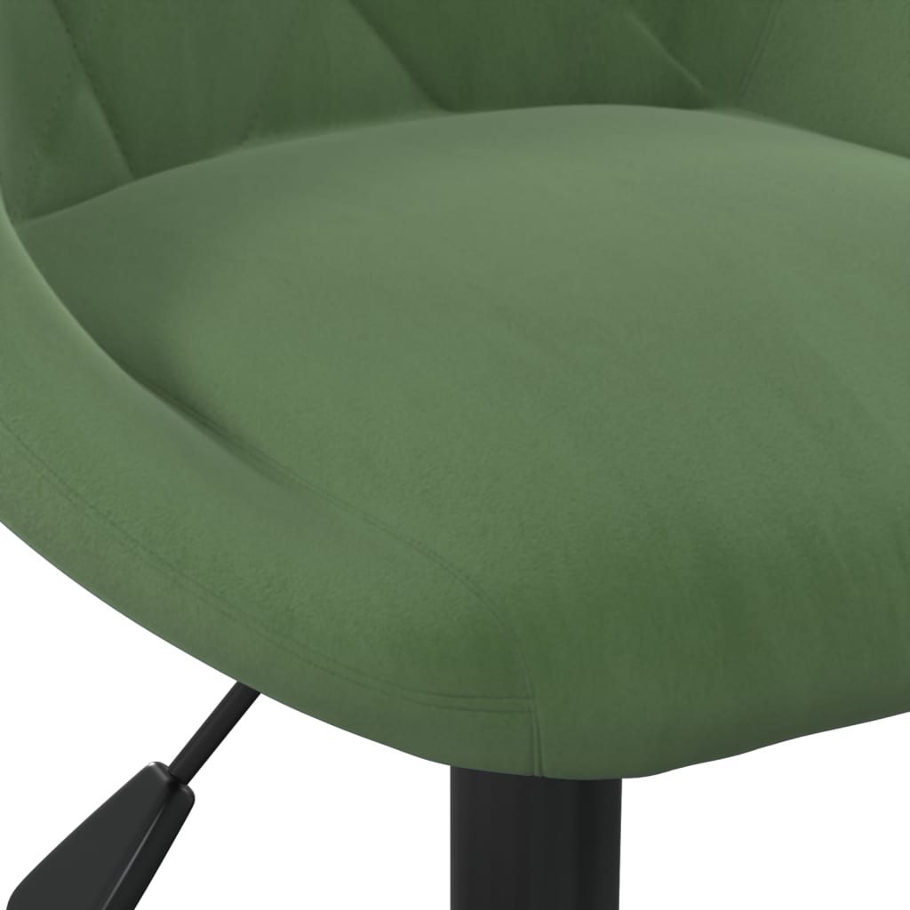 vidaXL bāra krēsli, 2 gab., tumši zaļš samts