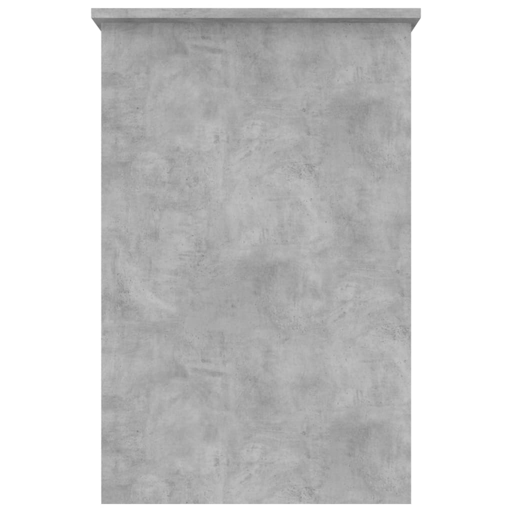 vidaXL rakstāmgalds, 100x50x76 cm, skaidu plāksne, betona pelēks