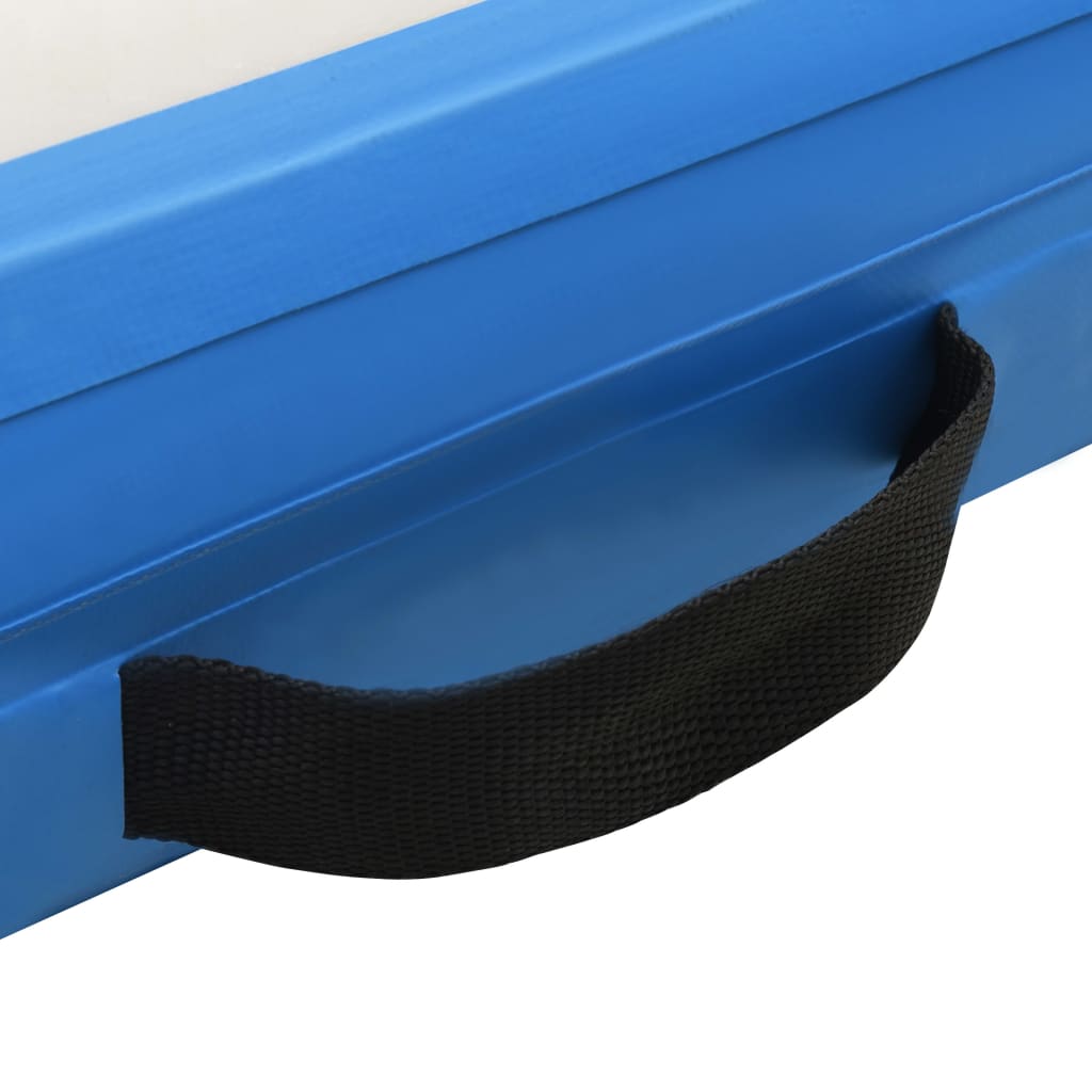 vidaXL piepūšama peldošā platforma, zils un balts, 300x200x15 cm