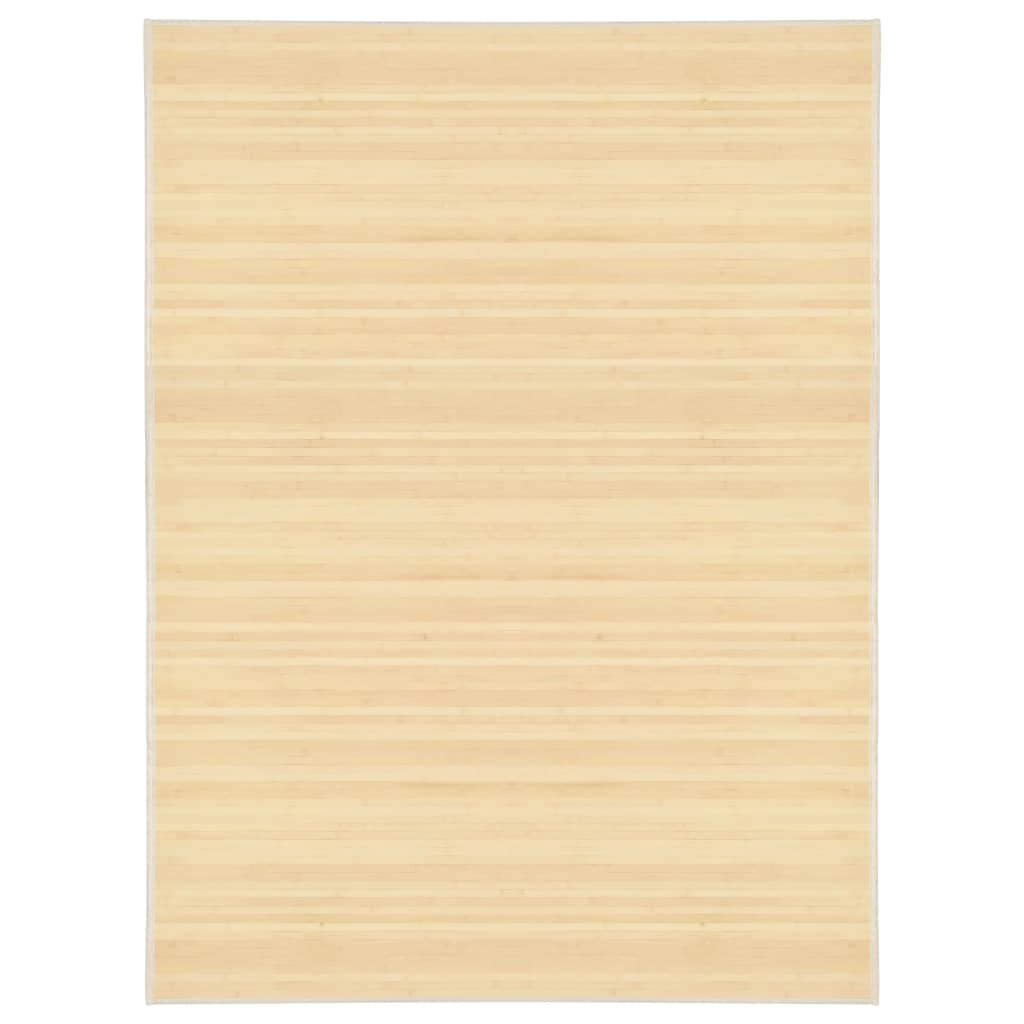 vidaXL paklājs, bambuss, 150x200 cm, dabīgā krāsā