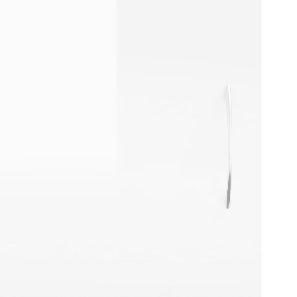 vidaXL TV skapītis, spīdīgi balts, 102x30x37,5 cm, inženierijas koks