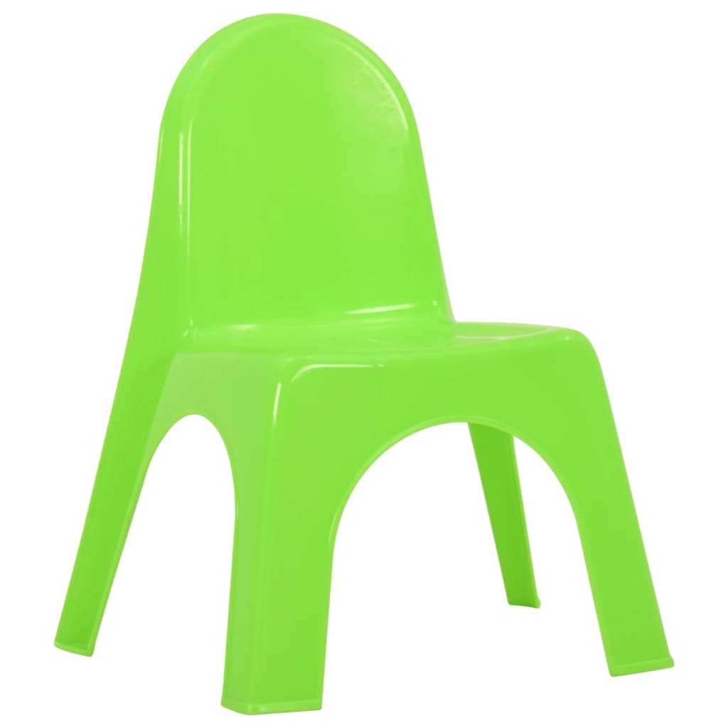 vidaXL bērnu galda un krēslu komplekts, PP