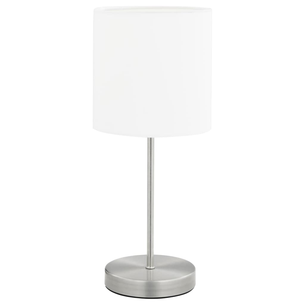 vidaXL galda lampas, 2 gab., skārienjūtīga poga, baltas, E14