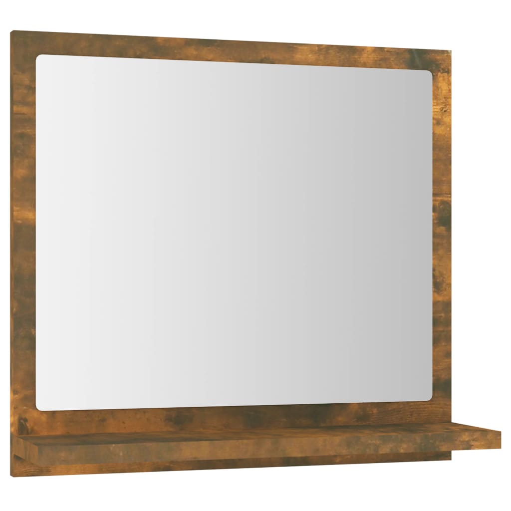 vidaXL vannasistabas spogulis, ozola, 40x10,5x37 cm, inženierijas koks