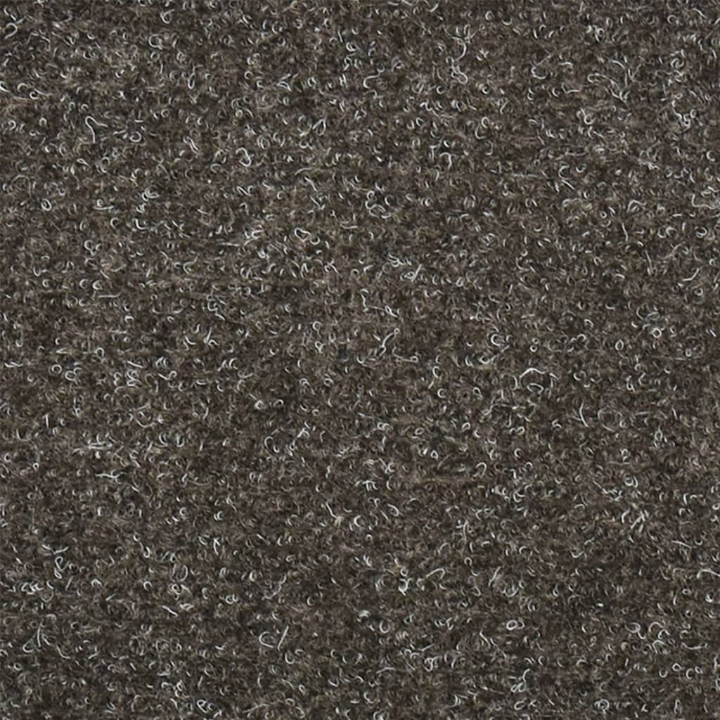 vidaXL kāpņu paklāji, 10 gab., pašlīmējoši, 65x21x4 cm, antracītpelēki